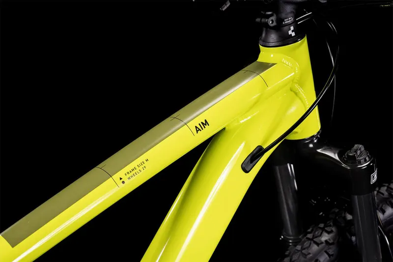 Cube Aim Hardtail Mountain Bike 2022 Green Moss-2